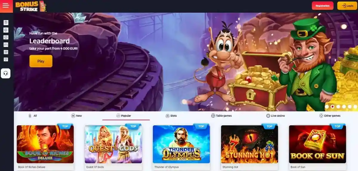 bonus-strike casino | catalog games | providers